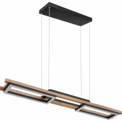 Luminaires Globo Lighting Suspension Globo ILLA LED Noir, 1 lumière* Éclairage Led