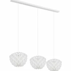 Luminaires Globo Lighting Suspension Globo IRENE Blanc, 3 lumières* Suspensions