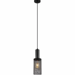 Luminaires Globo Lighting Suspension Globo JEDD Noir, 1 lumière* Suspensions