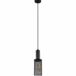 Luminaires Globo Lighting Suspension Globo JEDD Noir, 1 lumière* Suspensions