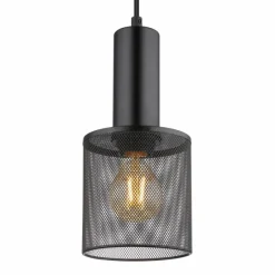 Luminaires Globo Lighting Suspension Globo JEDD Noir, 1 lumière* Suspensions