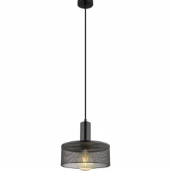 Luminaires Globo Lighting Suspension Globo JEDD Noir, 1 lumière* Suspensions