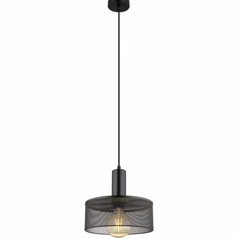 Luminaires Globo Lighting Suspension Globo JEDD Noir, 1 lumière* Suspensions