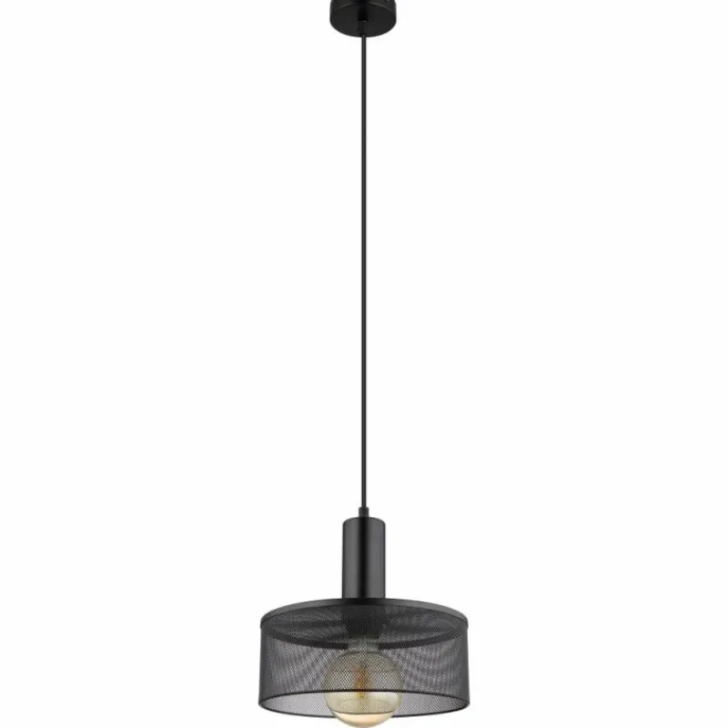 Luminaires Globo Lighting Suspension Globo JEDD Noir, 1 lumière* Suspensions