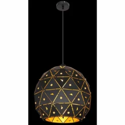 Luminaires Globo Lighting Suspension Globo JODIE Noir, 1 lumière* Suspensions