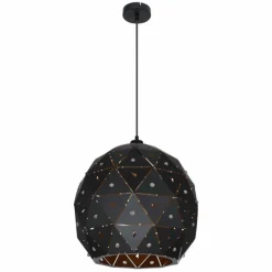 Luminaires Globo Lighting Suspension Globo JODIE Noir, 1 lumière* Suspensions