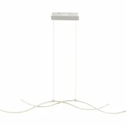Luminaires Globo Lighting Suspension Globo Jorne LED Nickel mat, 1 lumière* Éclairage Led
