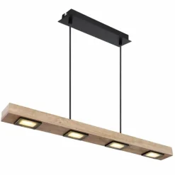 Luminaires Globo Lighting Suspension Globo JOYA LED Noir, 4 lumières