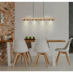 Luminaires Globo Lighting Suspension Globo JOYA LED Noir, 6 lumières