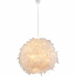 Lampes À Boules-Luminaires Globo Lighting Suspension Globo Katunga Blanc, 1 lumière