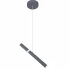 Luminaires Globo Lighting Suspension Globo KELSY LED Gris, 1 lumière* Éclairage Led