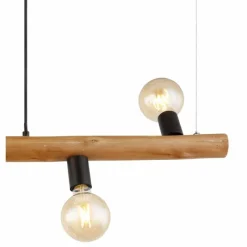 Luminaires Scandinaves-Luminaires Globo Lighting Suspension Globo KIRA Brun foncé, 4 lumières