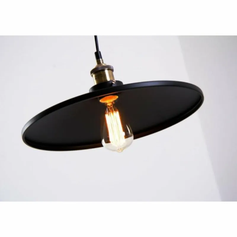 Lampes Dorées-Luminaires Globo Lighting Suspension Globo KNUD Noir doré, 1 lumière