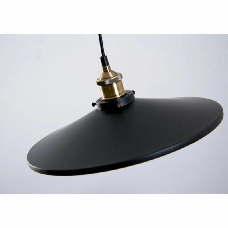 Lampes Dorées-Luminaires Globo Lighting Suspension Globo KNUD Noir doré, 1 lumière