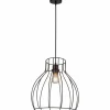 Lampes Vintages & Rétros-Luminaires Globo Lighting Suspension Globo KONGO Noir, 1 lumière
