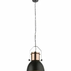 Lampes Industrielles-Luminaires Globo Lighting Suspension Globo Kutum Cuivre, 1 lumière