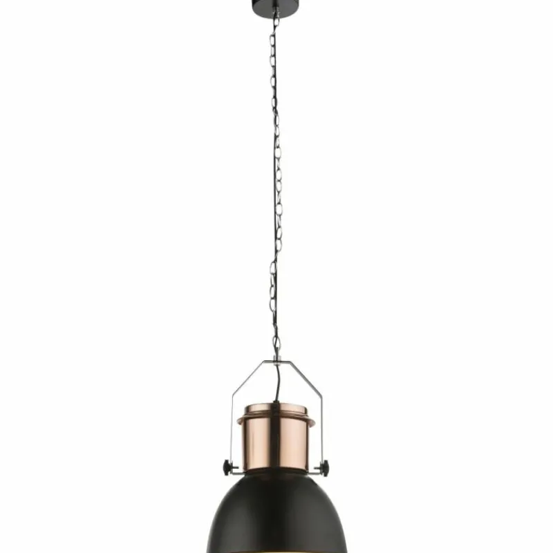 Lampes Industrielles-Luminaires Globo Lighting Suspension Globo Kutum Cuivre, 1 lumière