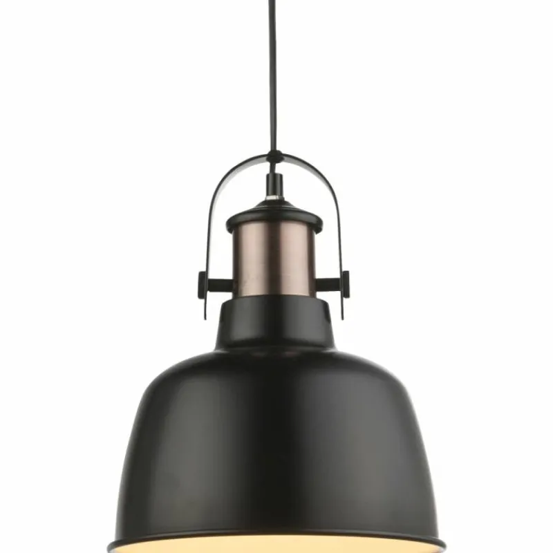 Lampes Industrielles-Luminaires Globo Lighting Suspension Globo Kutum Cuivre, 1 lumière