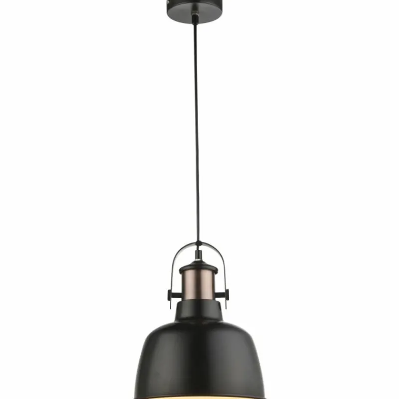 Lampes Industrielles-Luminaires Globo Lighting Suspension Globo Kutum Cuivre, 1 lumière
