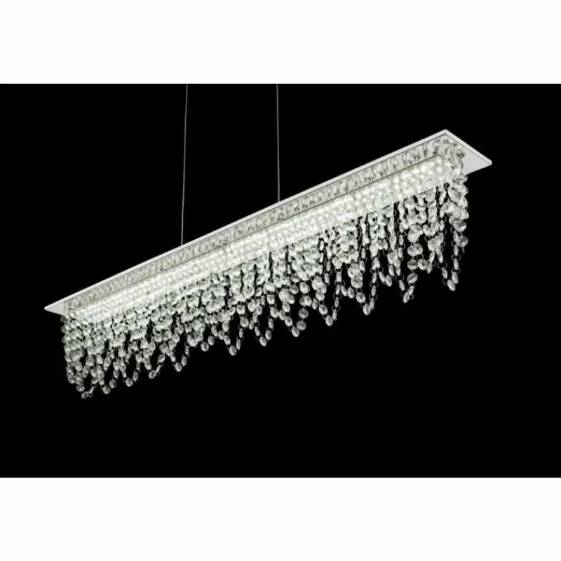 Luminaires Globo Lighting Suspension Globo LED Chrome, Clair, 1 lumière, Télécommandes* Éclairage Led