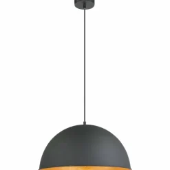 Lampes Dorées-Luminaires Globo Lighting Suspension Globo LENN Gris, 1 lumière