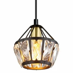 Luminaires Globo Lighting Suspension Globo LOIS Laiton, Noir, 1 lumière* Suspensions