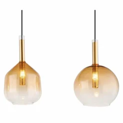 Luminaires Globo Lighting Suspension Globo LOPUSA Laiton, Noir, 4 lumières