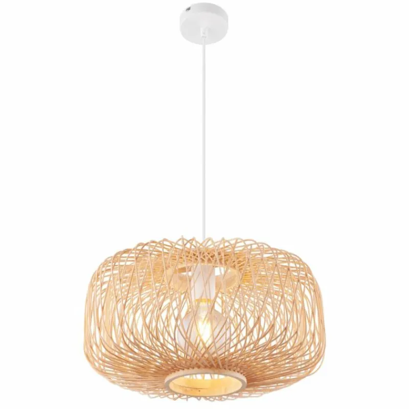 Luminaires Scandinaves-Luminaires Globo Lighting Suspension Globo LUCIA Blanc, 1 lumière