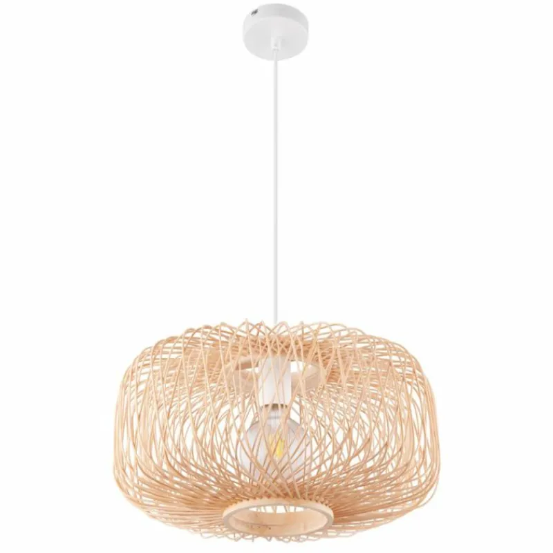Luminaires Scandinaves-Luminaires Globo Lighting Suspension Globo LUCIA Blanc, 1 lumière
