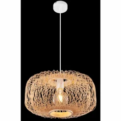 Luminaires Scandinaves-Luminaires Globo Lighting Suspension Globo LUCIA Blanc, 1 lumière