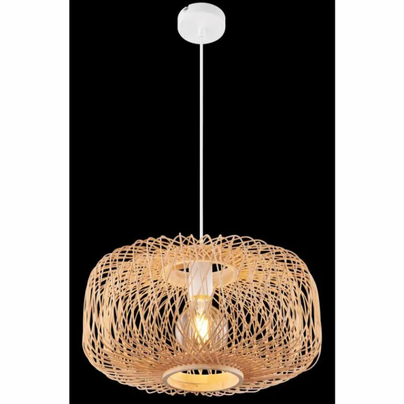 Luminaires Scandinaves-Luminaires Globo Lighting Suspension Globo LUCIA Blanc, 1 lumière