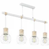 Luminaires Globo Lighting Suspension Globo LUISE Blanc, 4 lumières* Suspensions