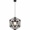 Luminaires Globo Lighting Suspension Globo LYDIA Noir, 1 lumière* Suspensions