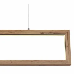 Lampes En Bois-Luminaires Globo Lighting Suspension Globo MANDERA LED Noir, 1 lumière