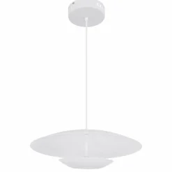 Luminaires Globo Lighting Suspension Globo MANU LED Blanc, 1 lumière* Suspensions