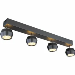 Luminaires Globo Lighting Suspension Globo MARTHY LED Gris, 4 lumières* Suspensions