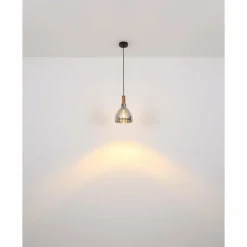 Suspension Verre Fumé-Luminaires Globo Lighting Suspension Globo MATTEA Noir, 1 lumière