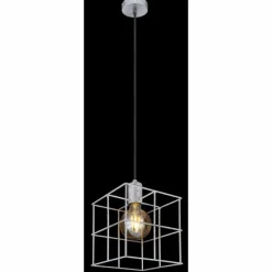 Lampes Industrielles-Luminaires Globo Lighting Suspension Globo MERRIL Zingué, 1 lumière