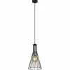 Lampes Vintages & Rétros-Luminaires Globo Lighting Suspension Globo MILLI Noir, 1 lumière