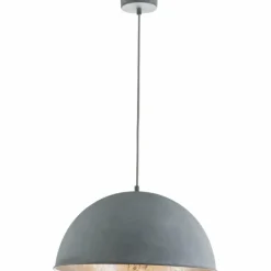Lampes Dorées-Luminaires Globo Lighting Suspension Globo MIRAM Gris, 1 lumière