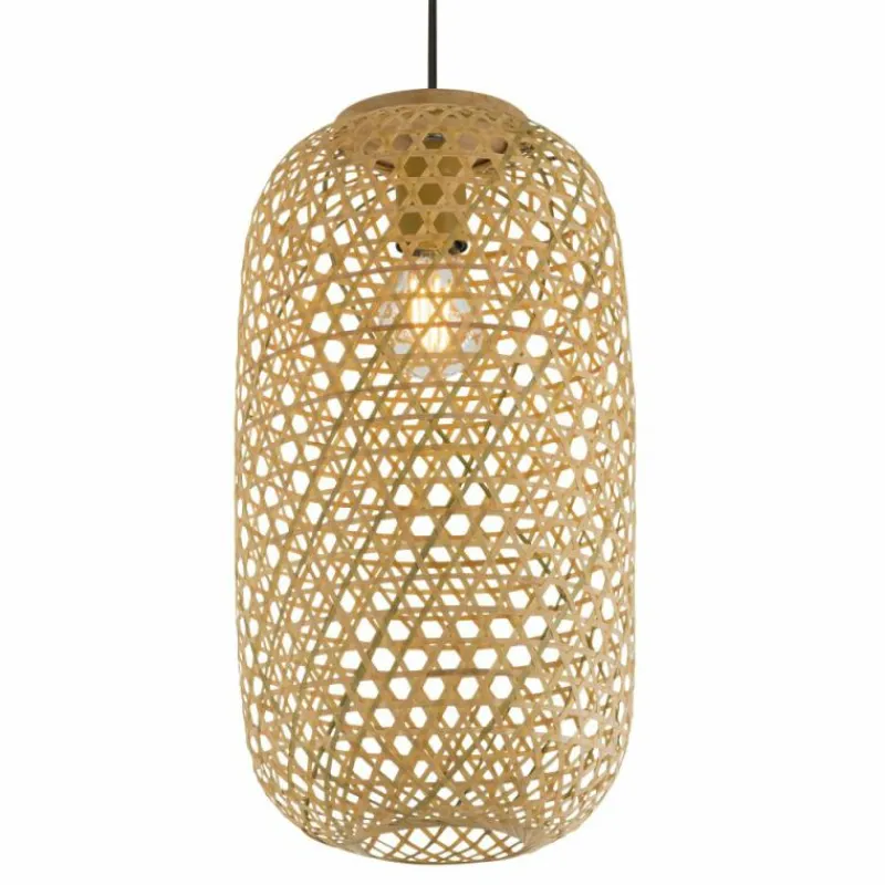 Luminaires Scandinaves-Luminaires Globo Lighting Suspension Globo MIRENA Noir, 1 lumière