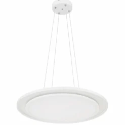 Luminaires Globo Lighting Suspension Globo MURPHY LED Blanc, 1 lumière, Télécommandes, Changeur de couleurs* Suspensions