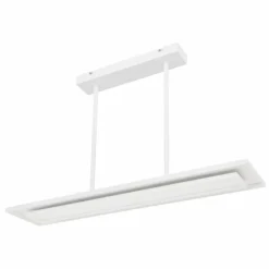 Luminaires Globo Lighting Suspension Globo MURPHY LED Blanc, 1 lumière, Télécommandes, Changeur de couleurs* Suspensions