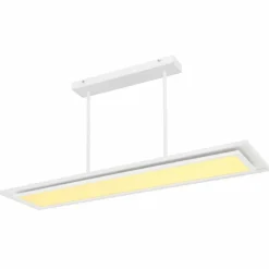 Luminaires Globo Lighting Suspension Globo MURPHY LED Blanc, 1 lumière, Télécommandes, Changeur de couleurs* Suspensions