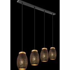 Lampe Turque-Luminaires Globo Lighting Suspension Globo NARRI Or, 4 lumières