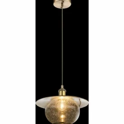 Luminaires Antiques-Luminaires Globo Lighting Suspension Globo NEVIS Bronze, 1 lumière