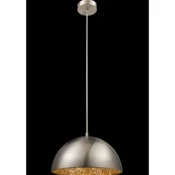 Luminaires Globo Lighting Suspension Globo Nickel mat, 1 lumière* Suspensions