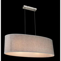 Luminaires Globo Lighting Suspension Globo Nickel mat, 3 lumières* Suspensions