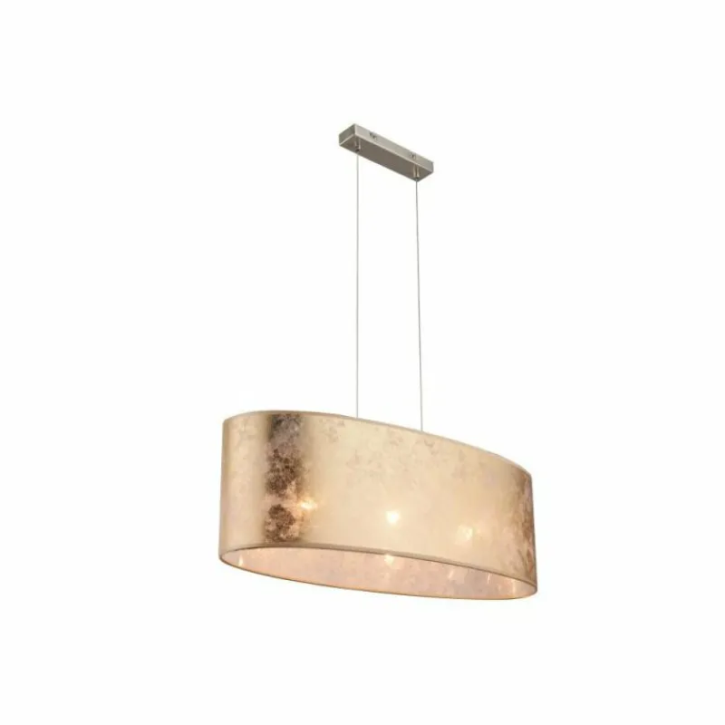 Lampe Turque-Luminaires Globo Lighting Suspension Globo Nickel mat, 3 lumières