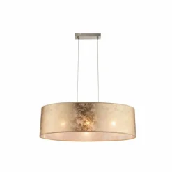 Lampe Turque-Luminaires Globo Lighting Suspension Globo Nickel mat, 3 lumières